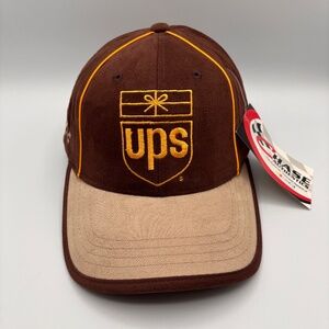 UPS Gift Logo NASCAR Checkered Express Delivery Embroidered Racing Hat